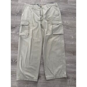 Men Mossy Oak Khaki Cargo Pants Size 38x30 Casual Outdoor Work Utility
